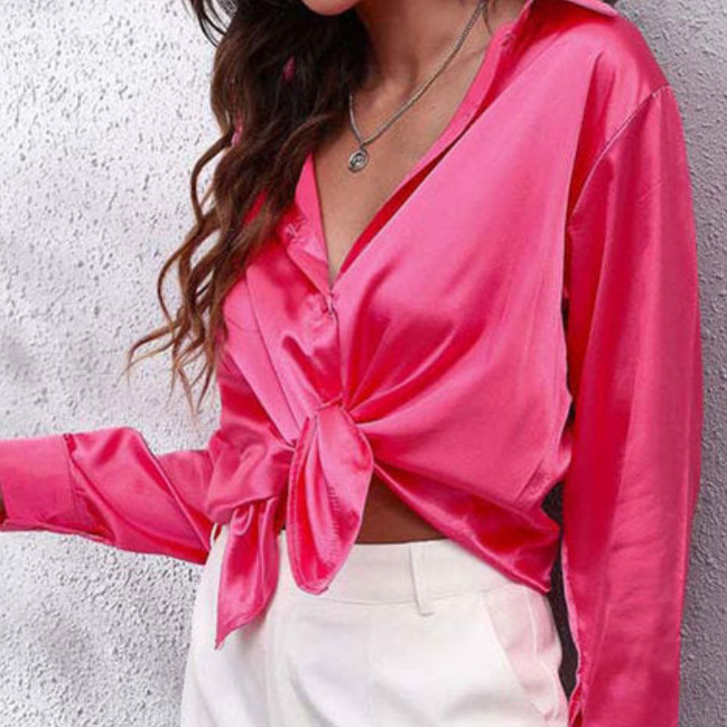 Minimalist Long Sleeve Blouse for Women