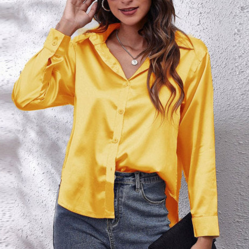 Minimalist Long Sleeve Blouse for Women