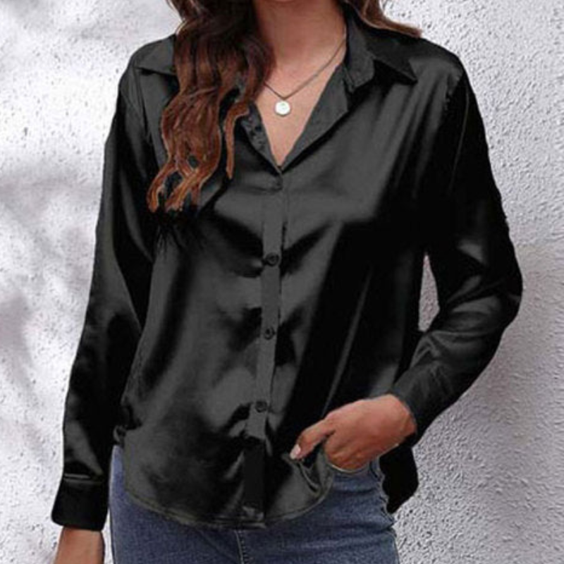 Minimalist Long Sleeve Blouse for Women