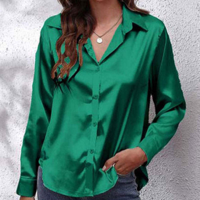 Minimalist Long Sleeve Blouse for Women