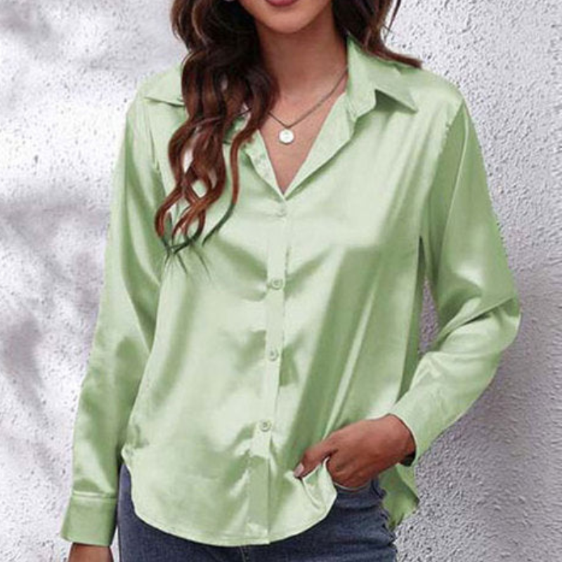 Minimalist Long Sleeve Blouse for Women
