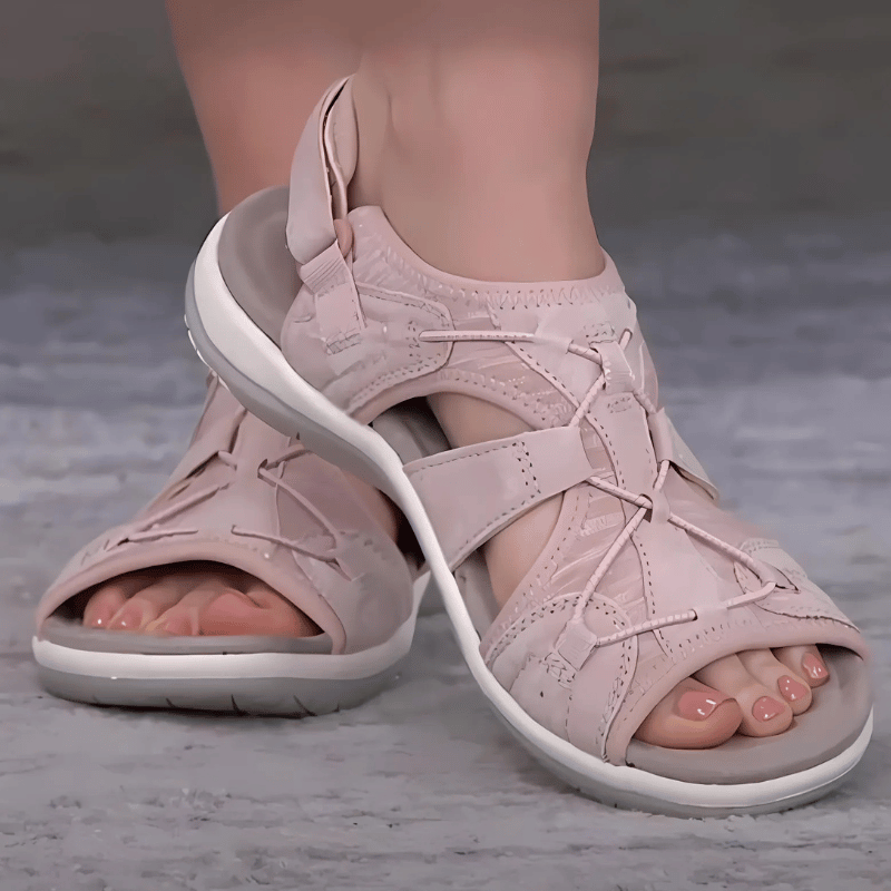 Chic Round Open-Toe Sandals for Women