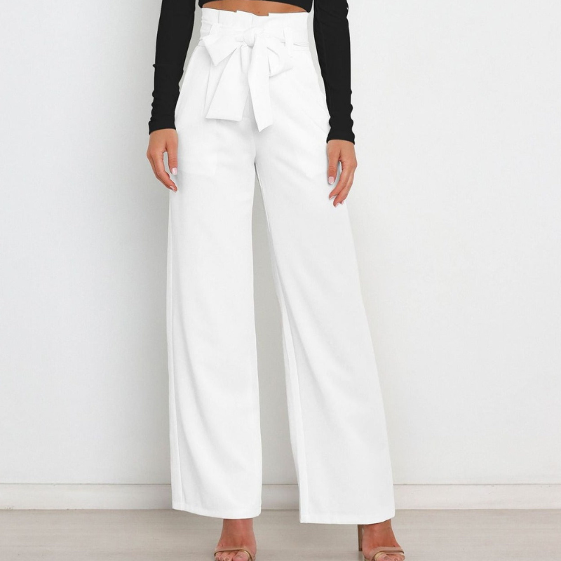 High-Waisted Wide-Leg Trousers for Women
