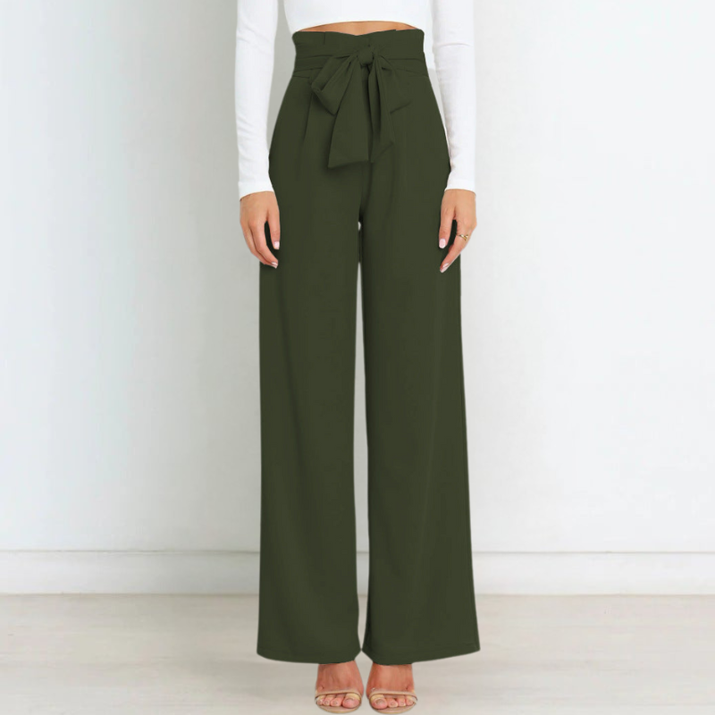 High-Waisted Wide-Leg Trousers for Women