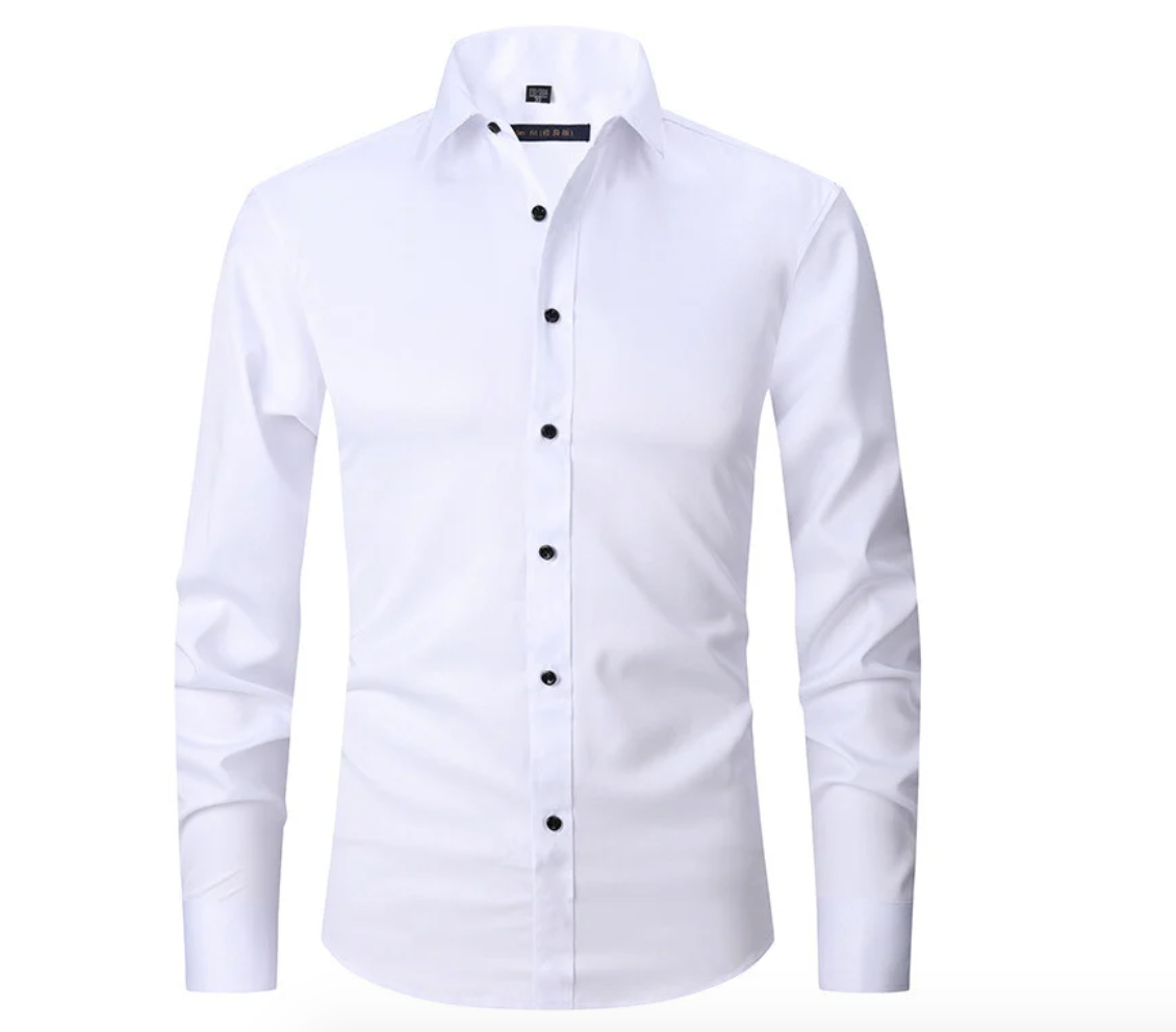 Noah | Men's Stretchable Long-sleeved Formal Shirt | Versatile