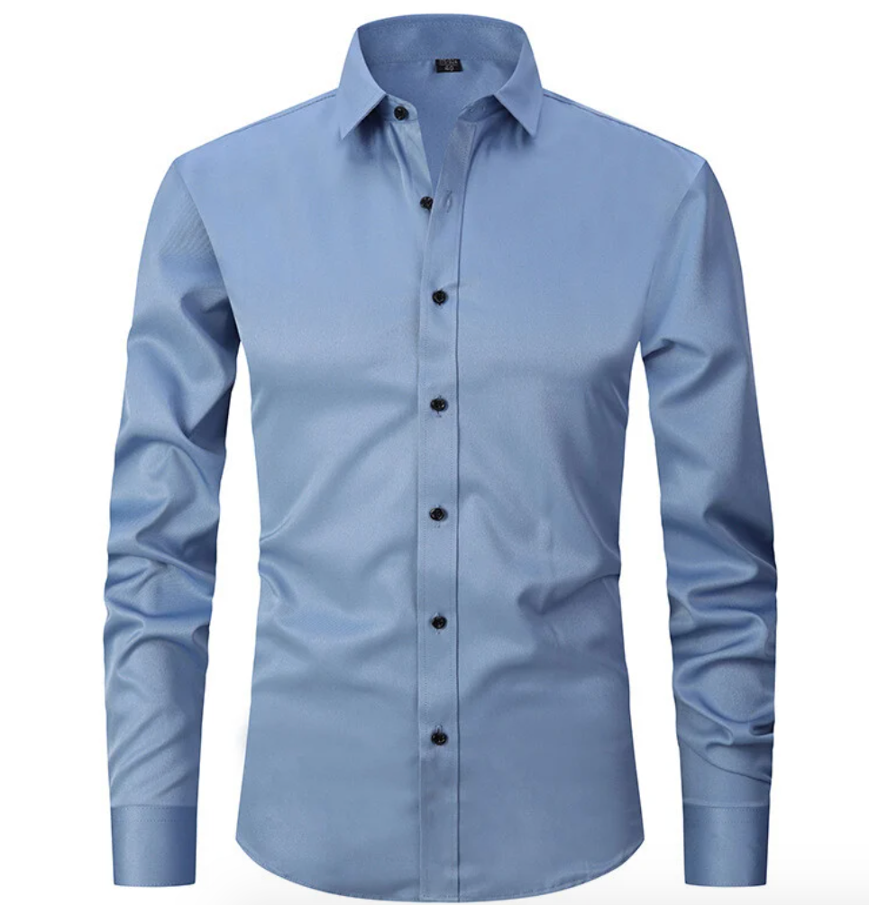 Noah | Men's Stretchable Long-sleeved Formal Shirt | Versatile