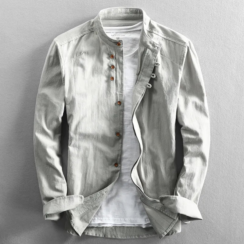 Kenzo | Men's Japanese-Style Long-Sleeve Shirt | Refined