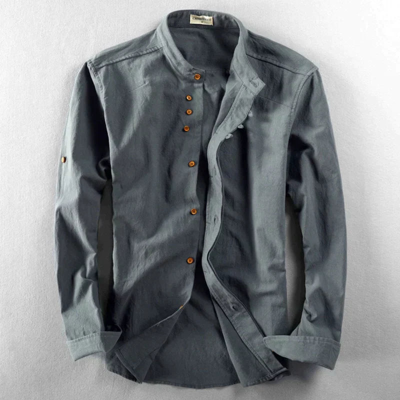 Kenzo | Men's Japanese-Style Long-Sleeve Shirt | Refined