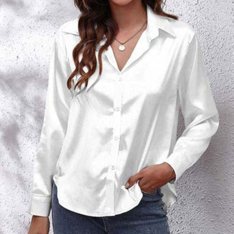 Minimalist Long Sleeve Blouse for Women