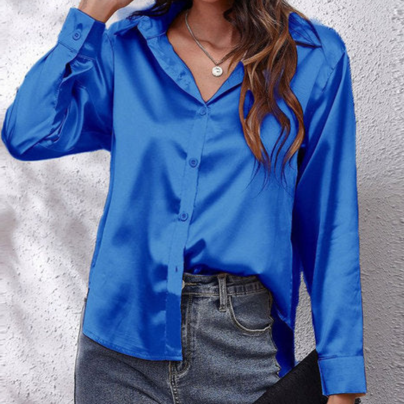 Minimalist Long Sleeve Blouse for Women