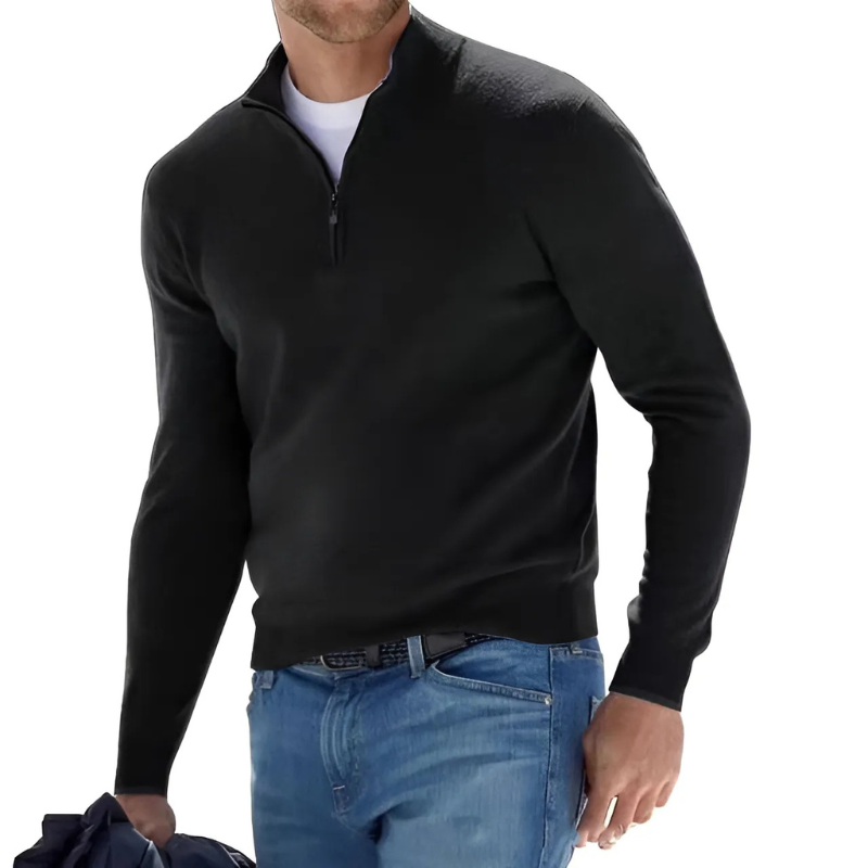 Stylish Zip-Up Sweater for Men