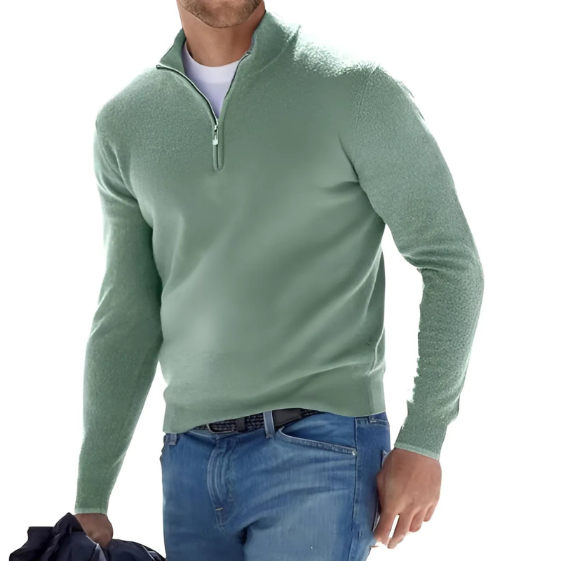 Stylish Zip-Up Sweater for Men
