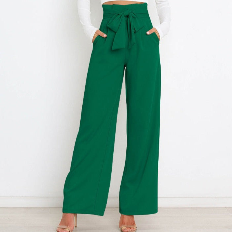 High-Waisted Wide-Leg Trousers for Women