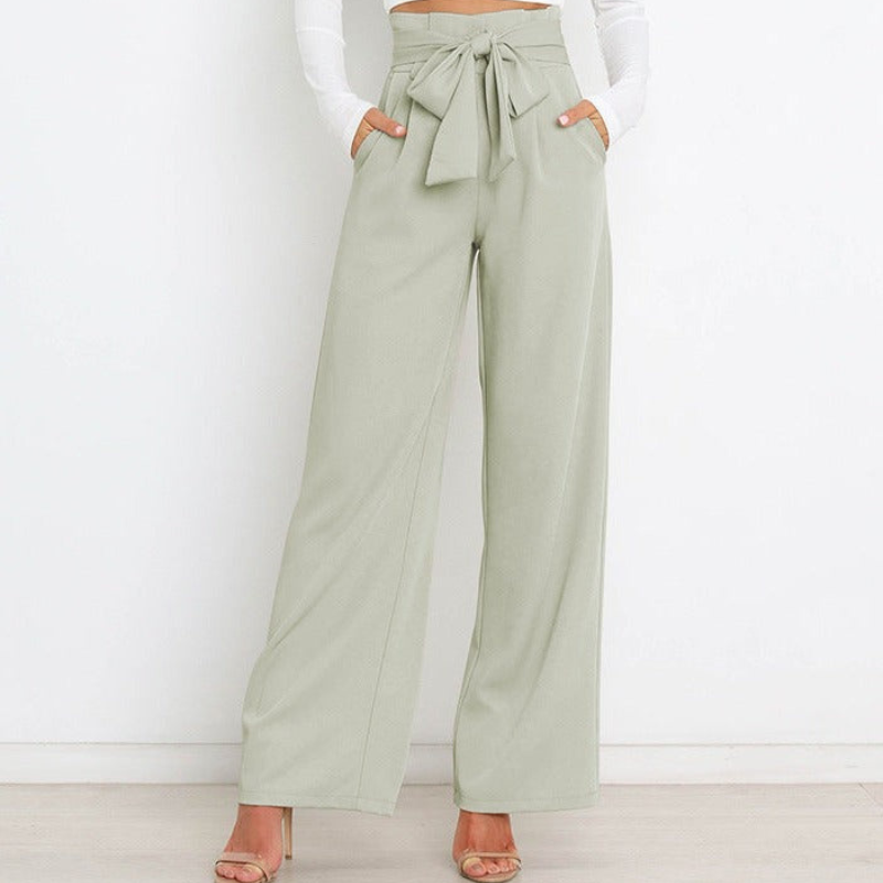High-Waisted Wide-Leg Trousers for Women