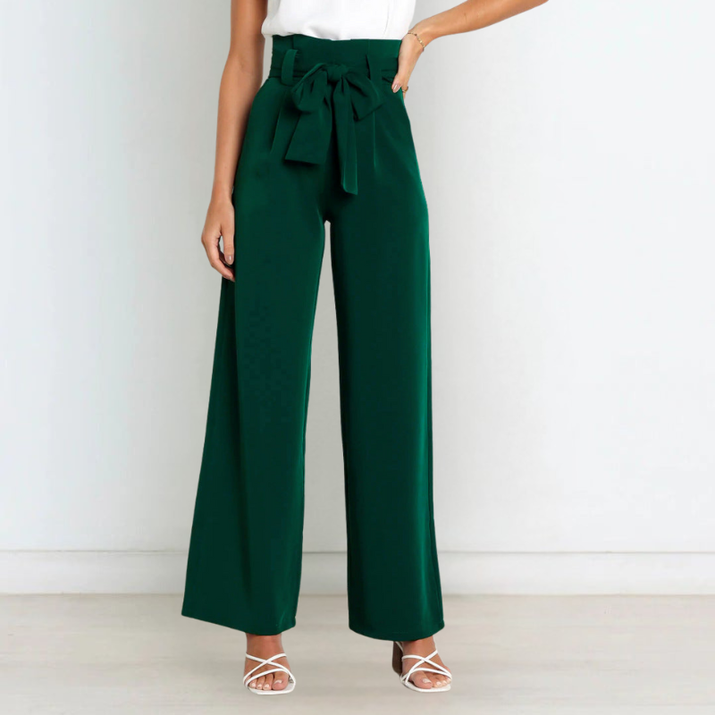 High-Waisted Wide-Leg Trousers for Women