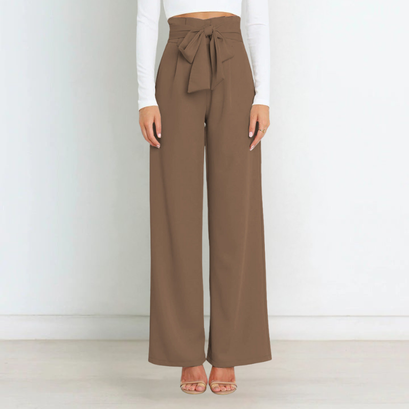 High-Waisted Wide-Leg Trousers for Women