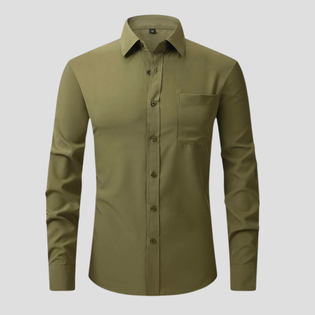 Wrinkle-Free Business Shirt for Men