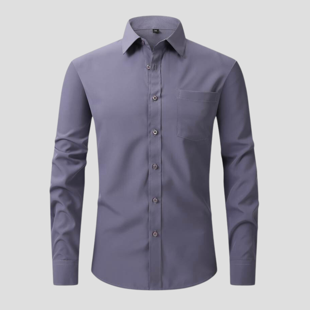 Wrinkle-Free Business Shirt for Men
